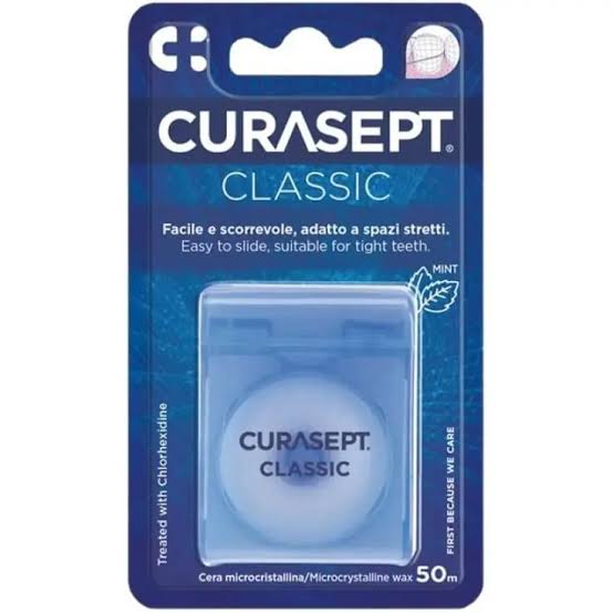 CURASEPT FIL DENTAIRE CIRE MENTHOLEE 