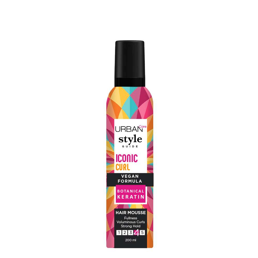 URBAN CARE STYLE GUIDE ELASTIC CURL HAIR MOUSSE 200ML 