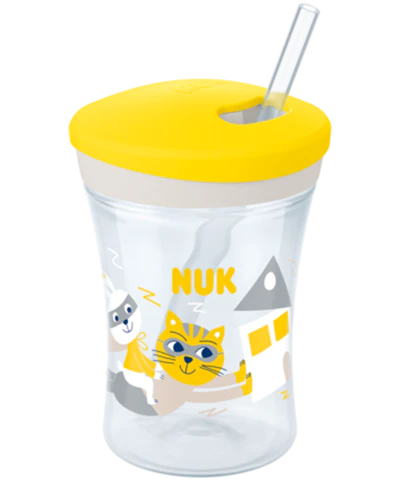 NUK MOTION CUP AVEC PAILLE SOUPLE 8M+ 230ML