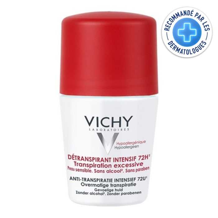 VICHY DEODORANT DETRANSPIRANT INTENSIF 72H TRANSPIRATION EXCESSIVE ROLL-ON 50ML