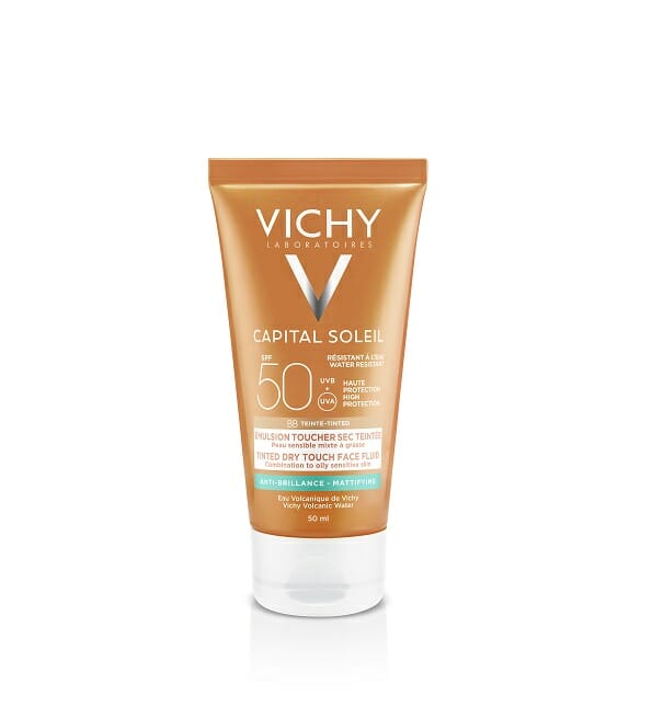 VICHY CAPITAL SOLEIL EMULSION TOUCHER SEC TEINTEE SPF50 50ML