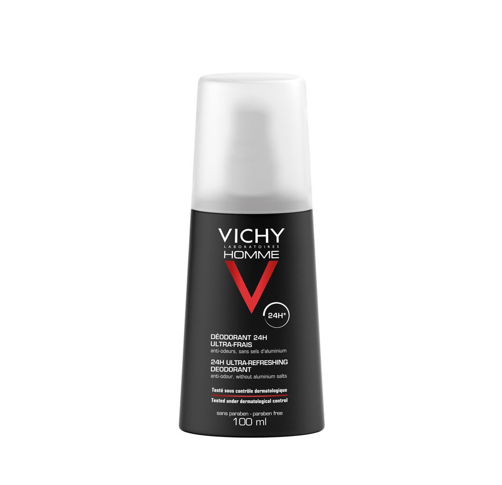 VICHY HOMME DEODORANT 24H ULTRA-FRAIS VAPORISATEUR 100ML