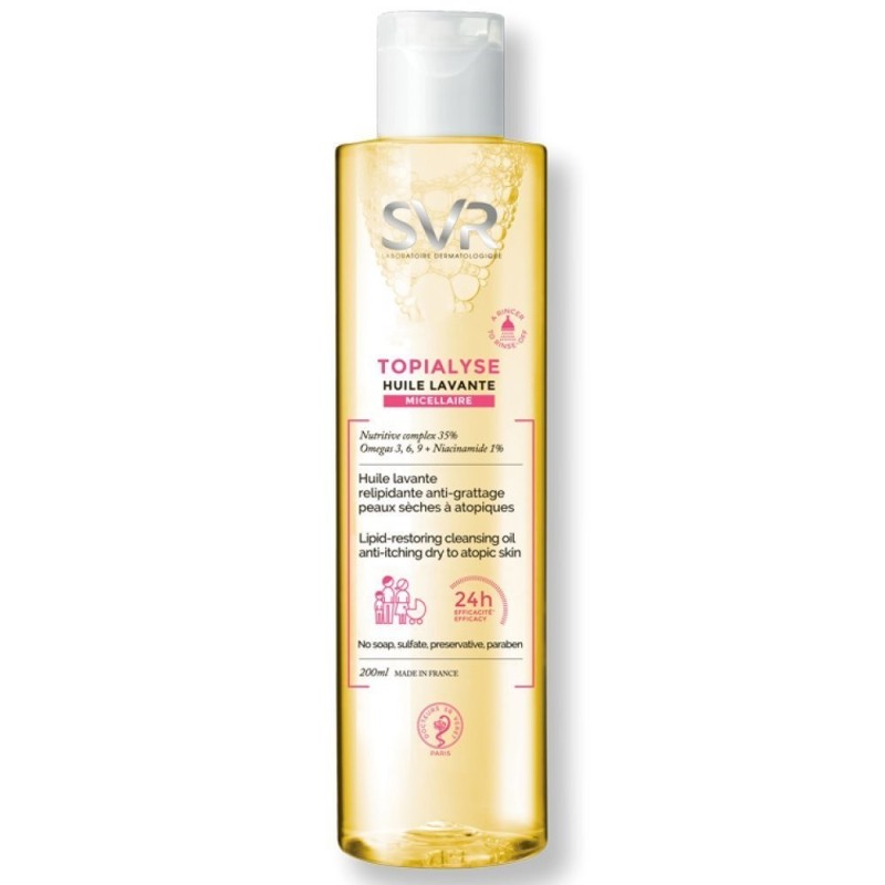 SVR TOPIALYSE HUILE LAVANTE MICELLAIRE 200ML