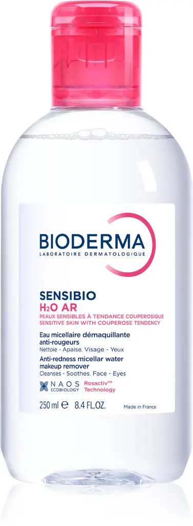 BIODERMA SENSIBIO H2O ANTI-ROUGEUR 250ML