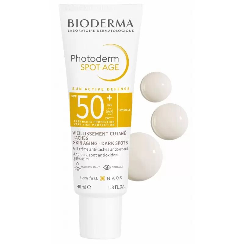 BIODERMA PHOTODERM SPOT AGE CREME SPF50+ INVISIBLE 40ML