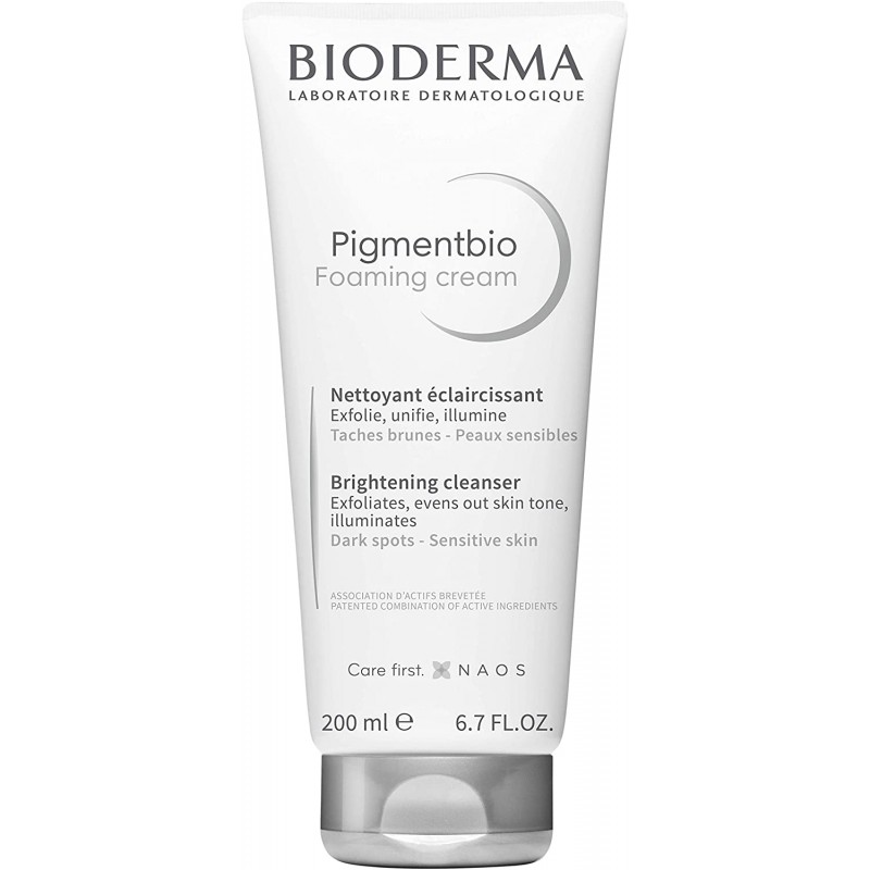 BIODERMA PIGMENTBIO FOAMING CREAM 200ML NETTOYANT ECLAIRCISSANT