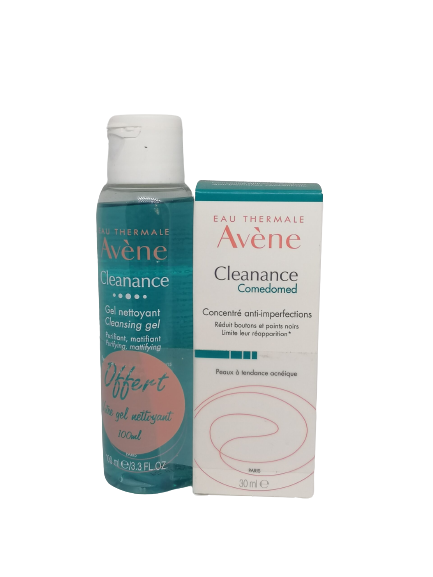 AVENE CLEANANCE COMEDOMED 30ML + CLEANANCE GEL NETTOYANT 100ML OFFERT