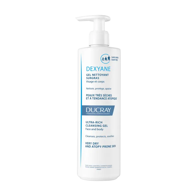 DUCRAY DEXYANE GEL NETTOYANT SURGRAS 400ML