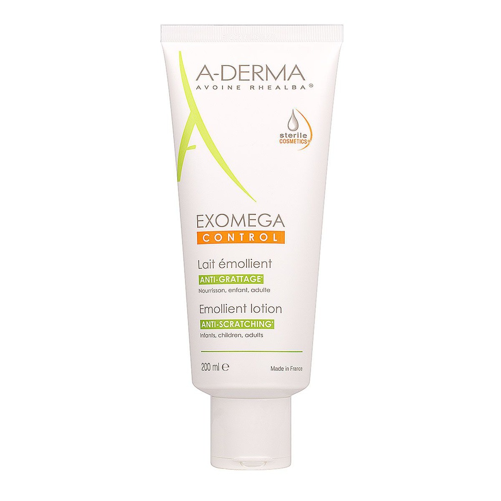 A-DERMA EXOMEGA CONTROL LAIT EMOLLIENT 200ML