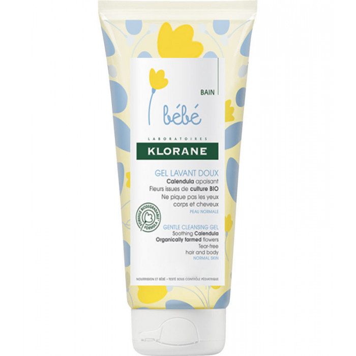 KLORANE BEBE GEL MOUSSANT CORPS/CHEVEUX 200ML