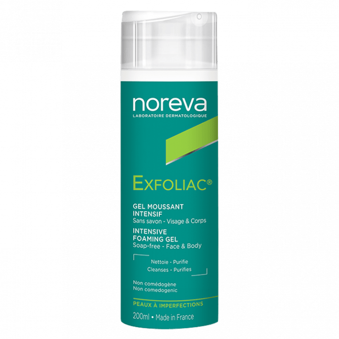 NOREVA EXFOLIAC GEL MOUSSANT INTENSIF 200ML