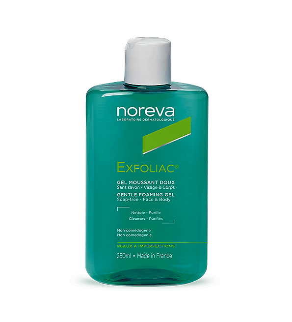 NOREVA EXFOLIAC GEL MOUSSANT DOUX 250ML