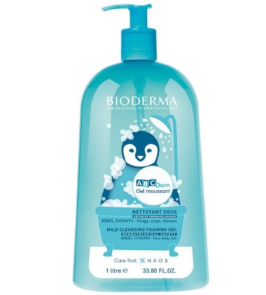 BIODERMA ABCDERM GEL MOUSSANT 1L