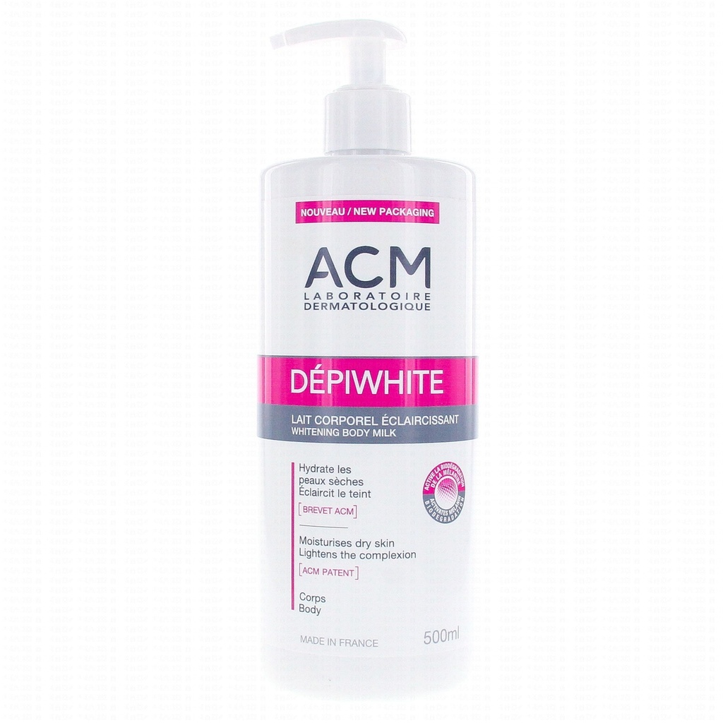 ACM DEPIWHITE LAIT CORPOREL ECLAIRCISSANT 500ML