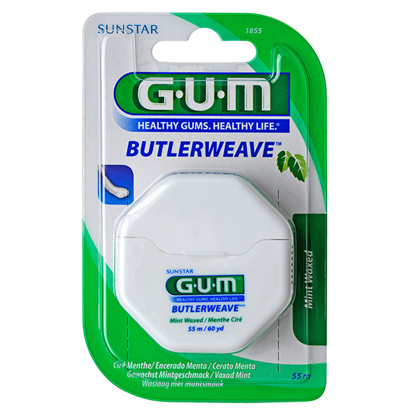 GUM FIL DENTAIRE BUTLERWEAVE MENTHOLE CIRE 1855