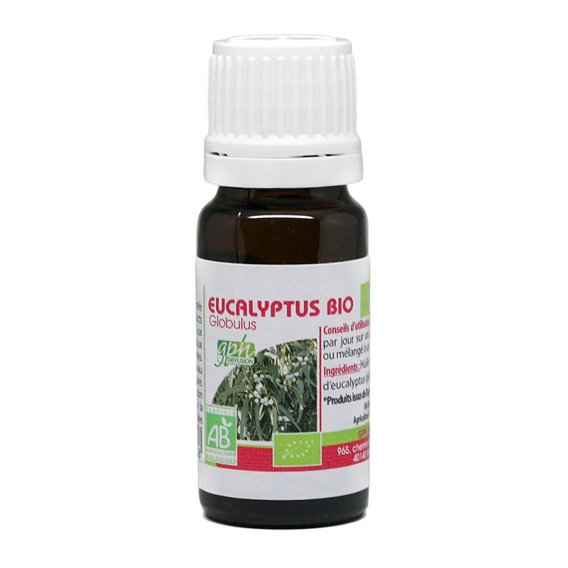 GPH HUILE ESSENTIELLE D'EUCALYPTUS GLOBULUS BIO 10ML