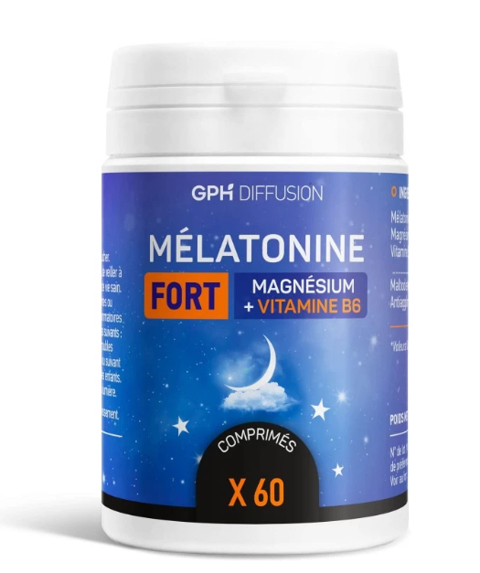 GPH MELATONINE FORT 60 COMPRIMES 1.8MG