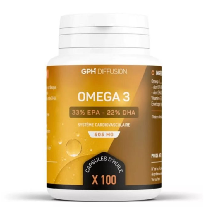 GPH OMEGA 3 505MG - 100 CAPSULES