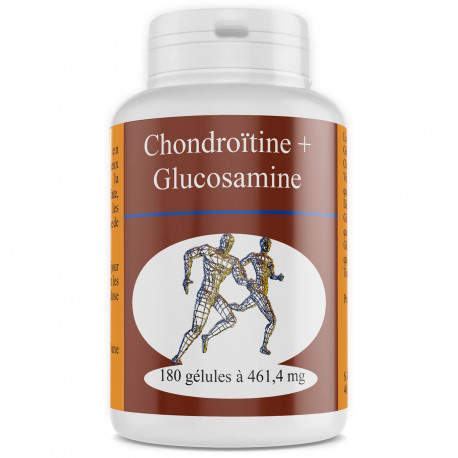 GPH CHRONDROITINE + GLUCOSAMINE 461.4MG - 180 GELULES