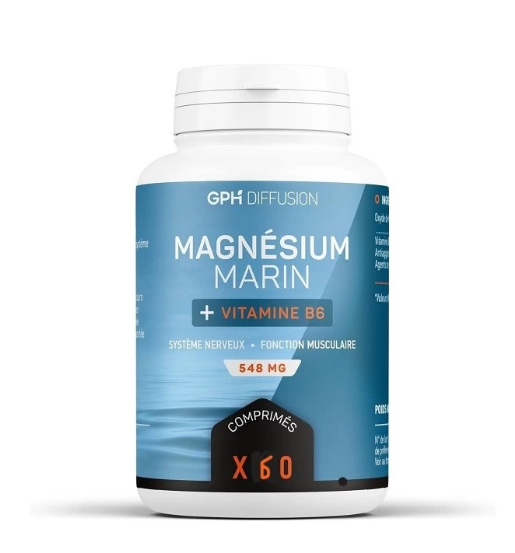 GPH MAGNESIUM MARIN + VITAMINE B6 548MG - 60 COMPRIMES