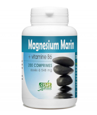 GPH MAGNESIUM MARIN + VITAMINE B6 550MG - 200 COMPRIMES