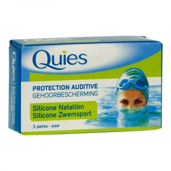 QUIES SILICONE NATATION 3 PAIRES