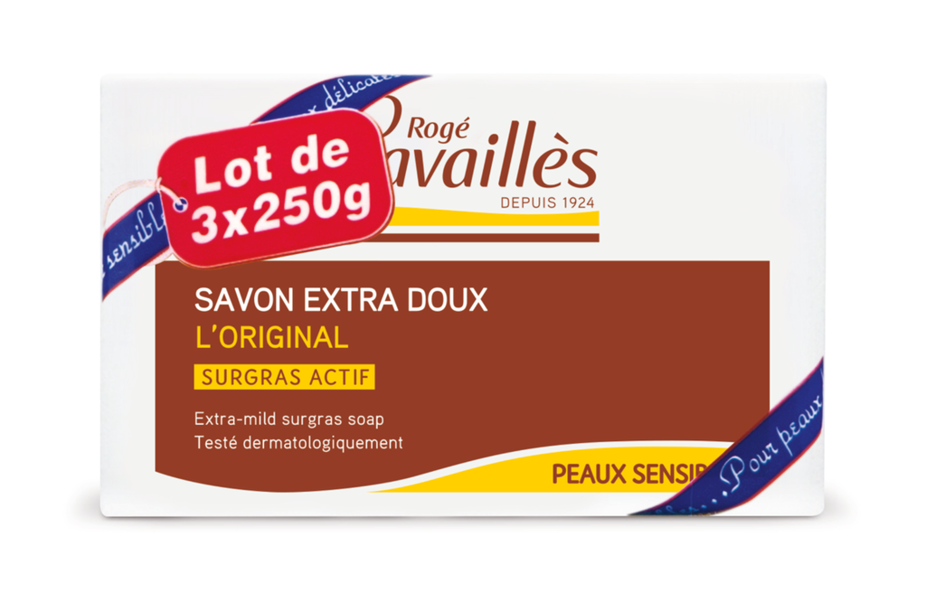 ROGE CAVAILLES SAVON EXTRA DOUX L'ORIGINAL 250G*2