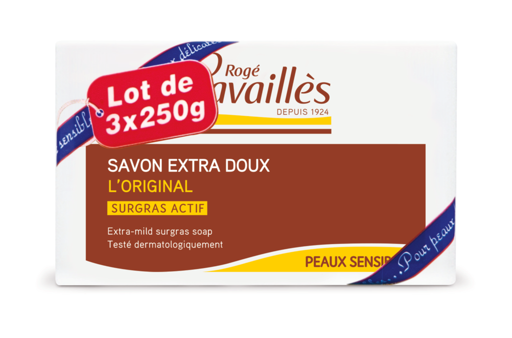 ROGE CAVAILLES SAVON SURGRAS EXTRA DOUX L'ORIGINAL 250G*2
