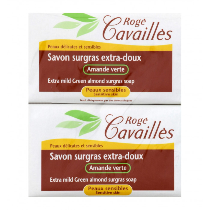 ROGE CAVAILLES SAVON SURGRAS EXTRA DOUX  AMANDE VERTE 250GX2