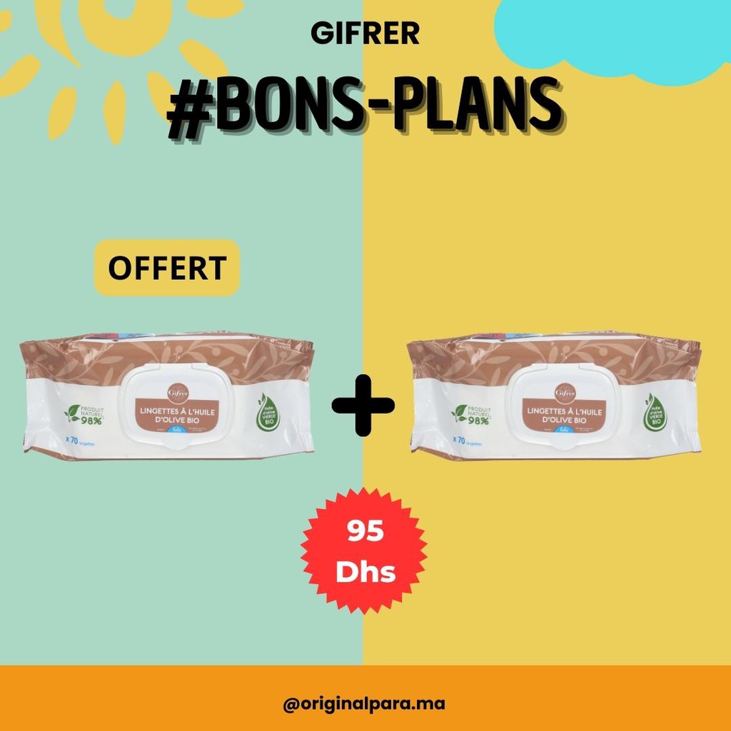 GIFRER LINGETTES BEBE*70