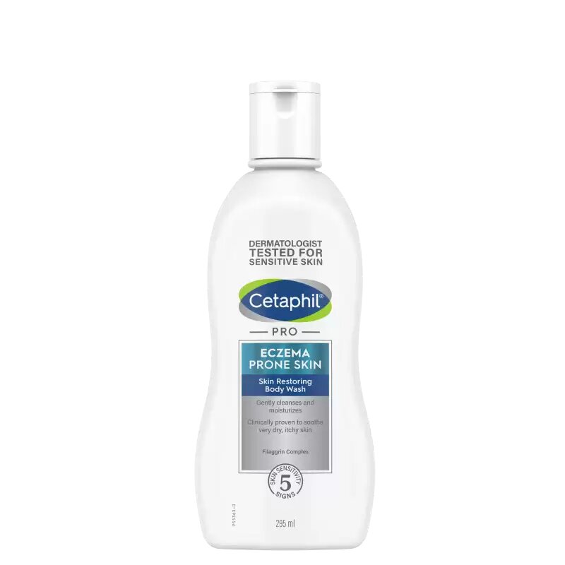 CETAPHIL PRO ECZEMA PRONE SKIN RESTORING BODY WASH 295ML