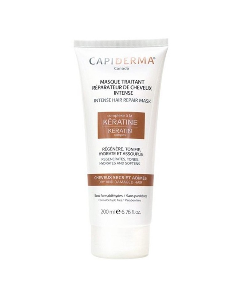 CAPIDERMA MASQUE TRAITANT A LA KERATINE 200ML