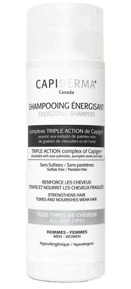 CAPIDERMA SHAMPOOING ENERGISANT 200ML