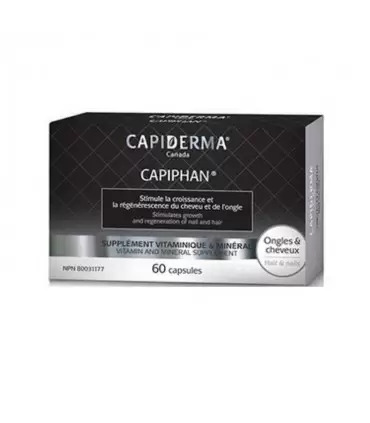 CAPIDERMA CAPIPHAN ONGLES ET CHEVEUX 60 CAPSULES