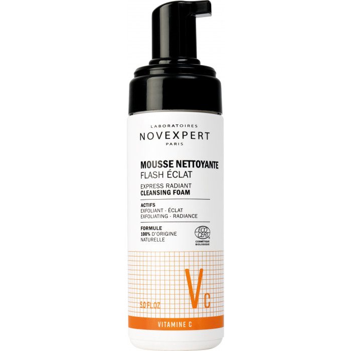 NOVEXPERT FLASH ECLAT MOUSSE NETTOYANTE 150ML