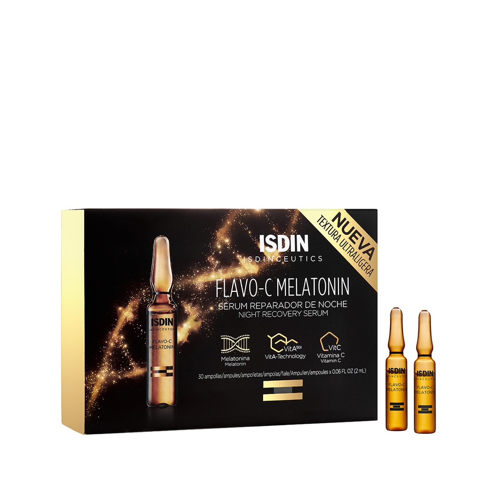 ISDIN FLAVO-C MELATONIN SERUM REPARATEUR NUIT 10 AMPOULES