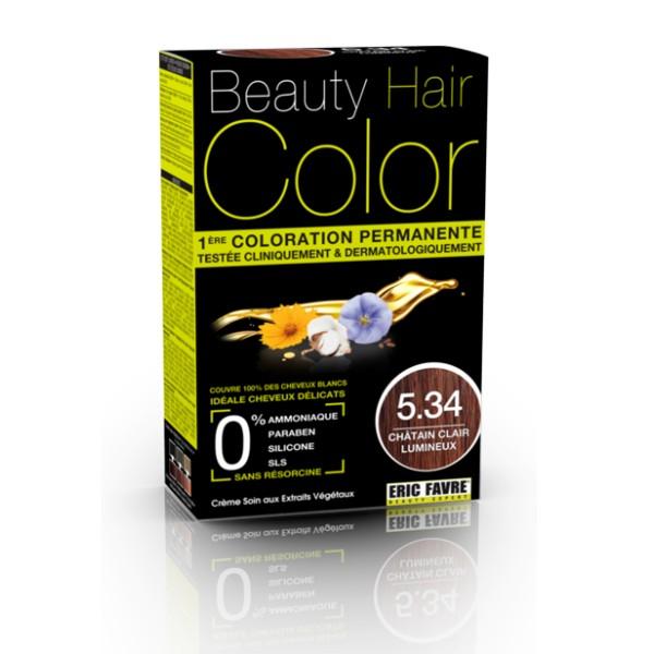 BEAUTY HAIR COLOR 5.34 CHATAIN CLAIR LUMINEUX