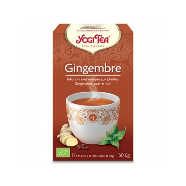 YOGI TEA GINGEMBRE 17 SACHETS