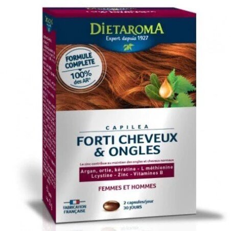 DIETAROMA CAPILEA FORTI CHEVEUX &amp; ONGLES - 60 CAPSULES