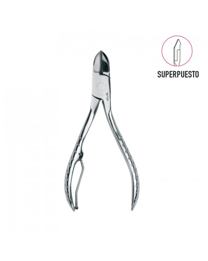 BETER PINCE DE MANUCURE CHROMEE POUR ONGLES SUPERPOSEE