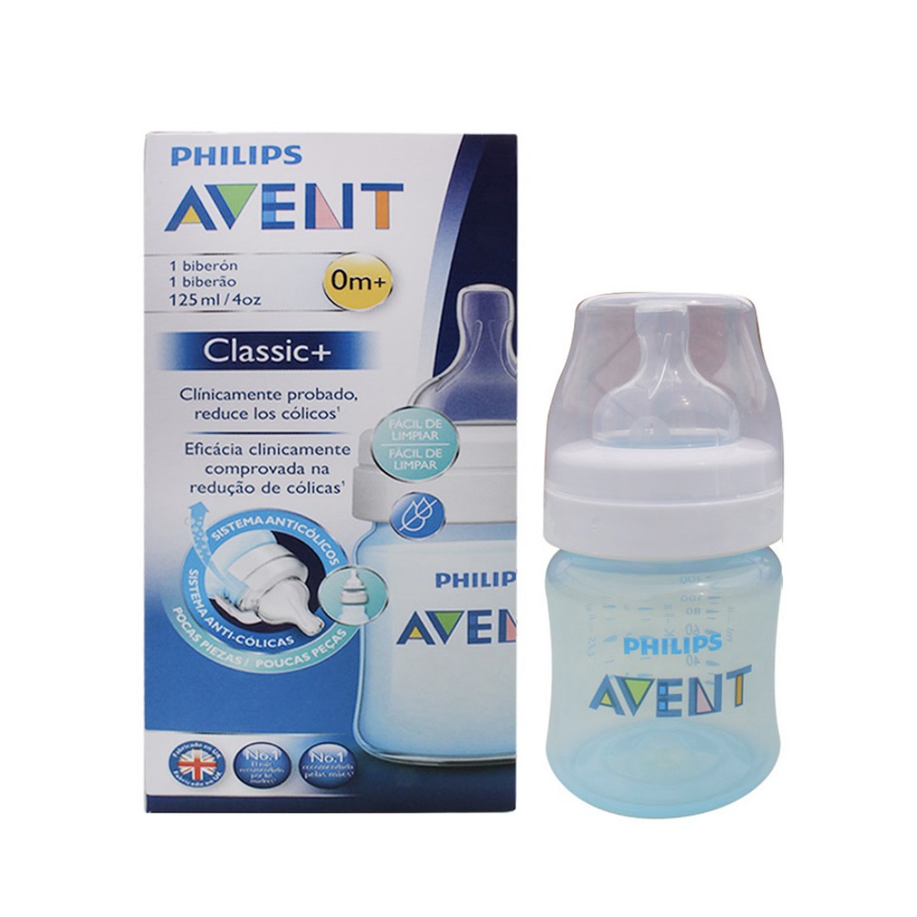 AVENT BIBERON CLASSIC 125ML 0M+ BOY