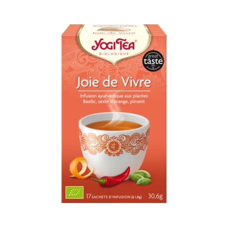 YOGI TEA JOIE DE VIVRE 17 SACHETS