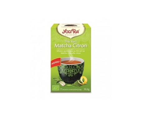 YOGI TEA THE VERT MATCHA CITRON 17 SACHETS