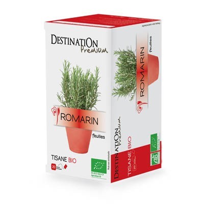 DESTINATION PREMIUM ROMARIN TISANE BIO 20 SACHETS