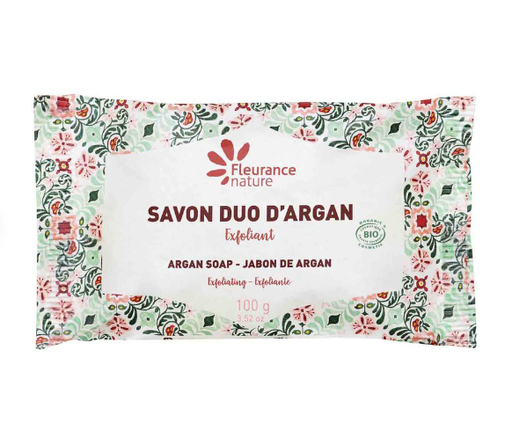 FLEURANCE NATURE SAVON EXFOLIANT REGENERANT DUO D' ARGAN 100G