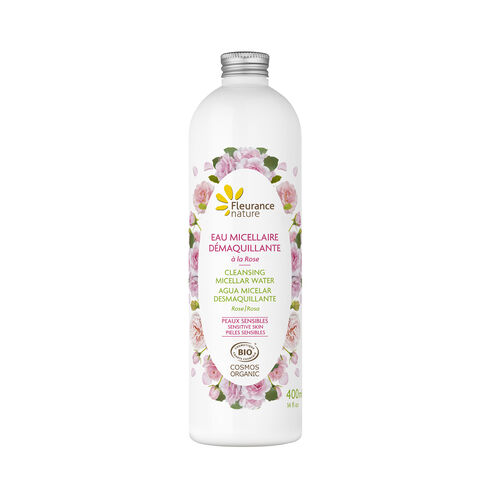 FLEURANCE NATURE EAU MICELLAIRE DEMAQUILLANTE A LA ROSE 400ML