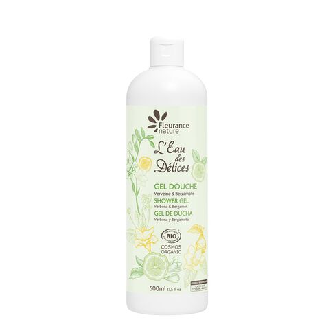 FLEURANCE NATURE GEL DOUCHE A L' EAU DES DELICES VERVEINE ET BERGAMOTE 500ML