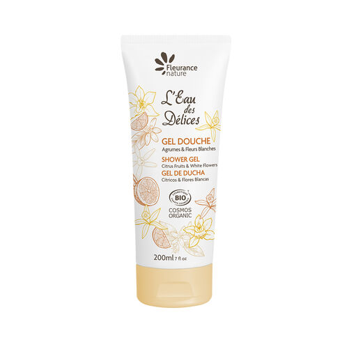 FLEURANCE NATURE GEL DOUCHE A L' EAU DES DELICES ARGUMES ET FLEURS BLANCHES 200ML