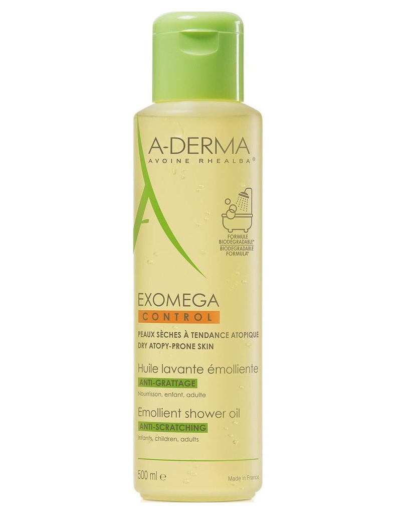 A-DERMA EXOMEGA CONTROL HUILE LAVANTE EMOLLIENTE 200ML