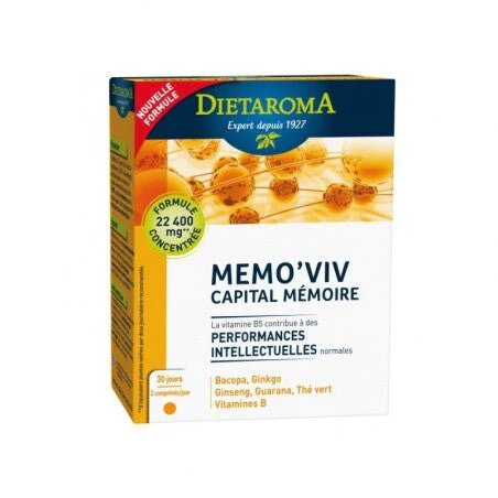 DIETAROMA MEMO'VIV CAPITAL MEMOIRE - 60 COMPRIMES